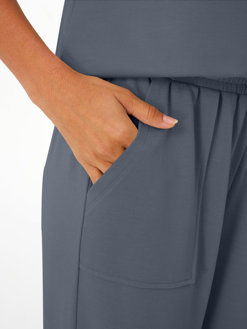 AUTOMET Women's 2 Piece Lounge Set Casual Cap Sleeve Top Wide Leg Pants Summer Vacation Outfits