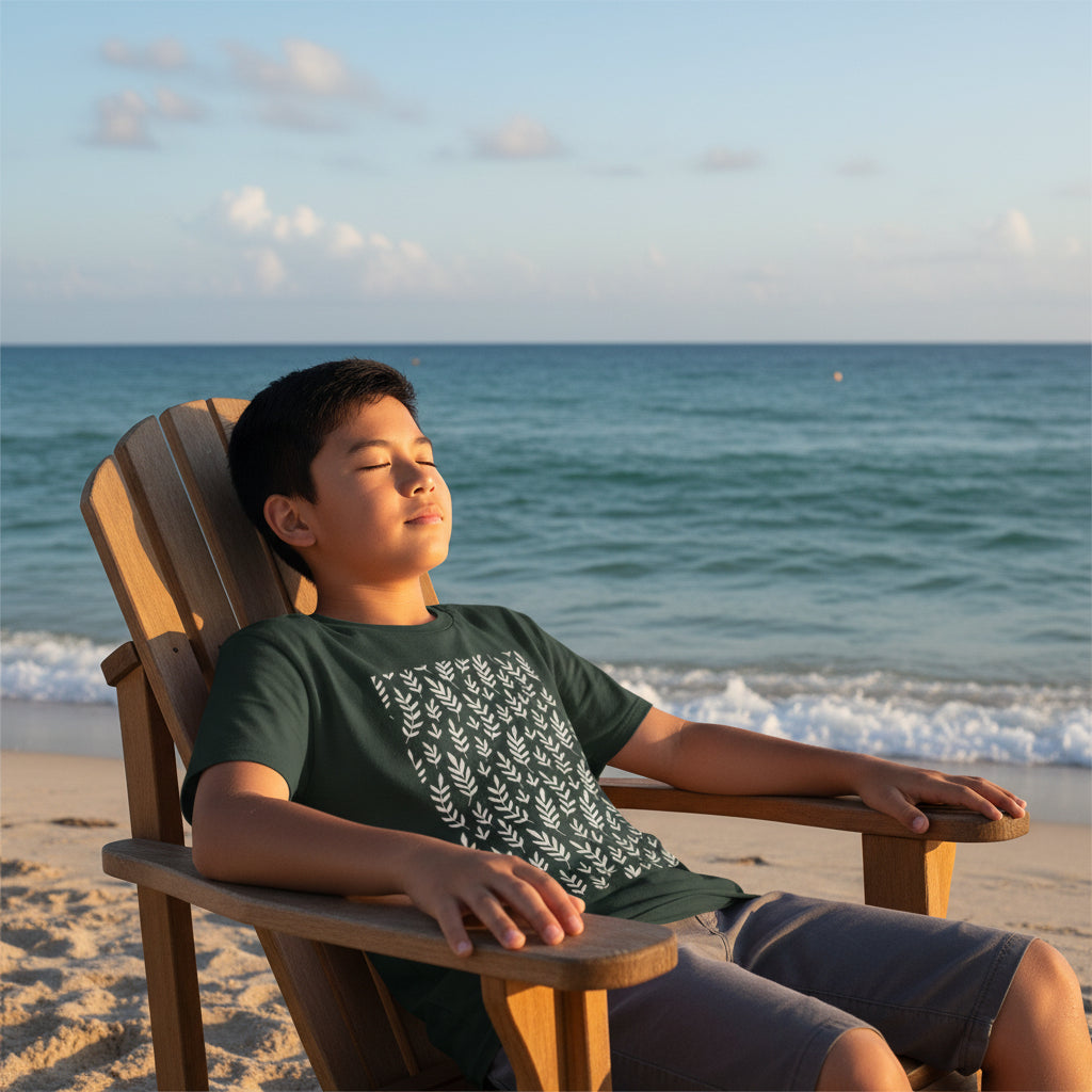 White Leaves Tee-Gildan-Adult Softstyle 4.5 oz. T-Shirt